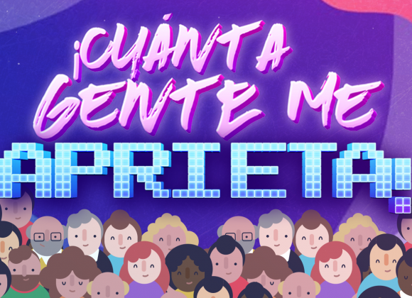¡Cuánta gente me aprieta!