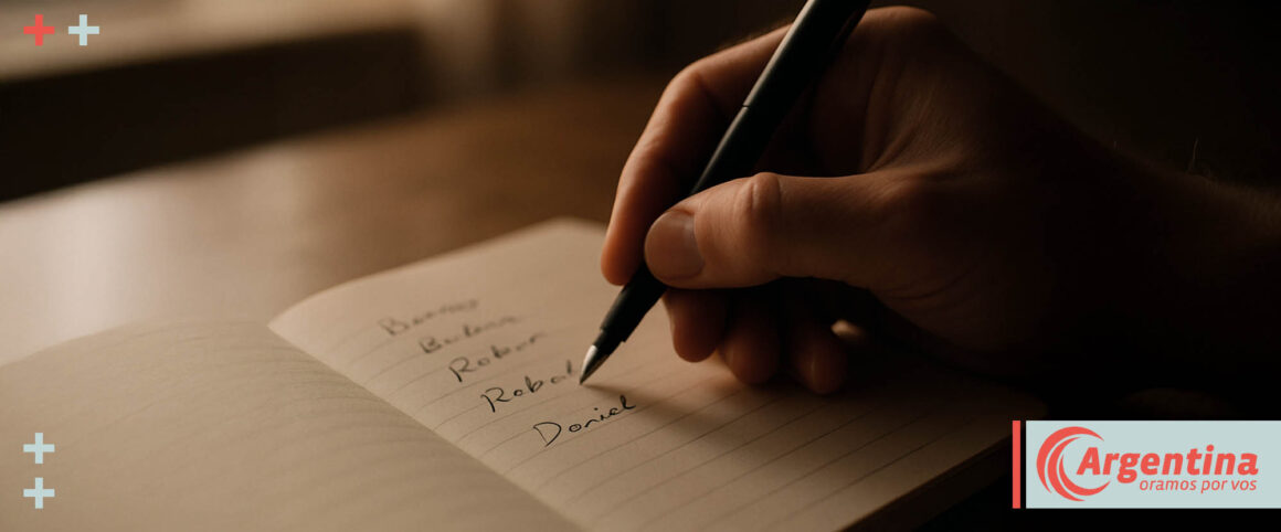 El nombre de cada uno